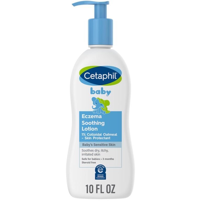 Cetaphil Baby Eczema Soothing Lotion, Colloidal Oatmeal, Paraben Free, Hypoallergenic, Dry Skin, 10 Fluid Ounce