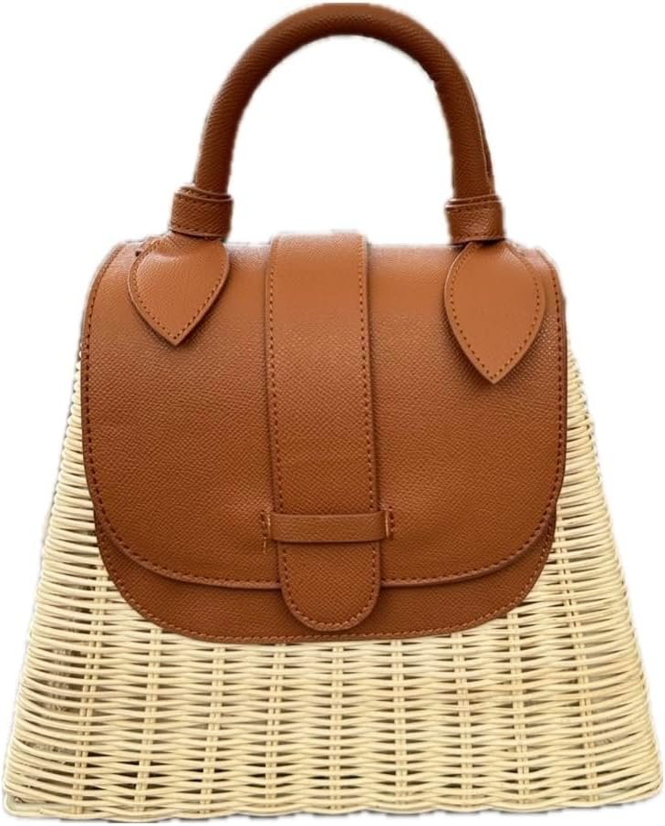 Rattan Luxury Handbag NO STRAP bag,perfect for summer picnic