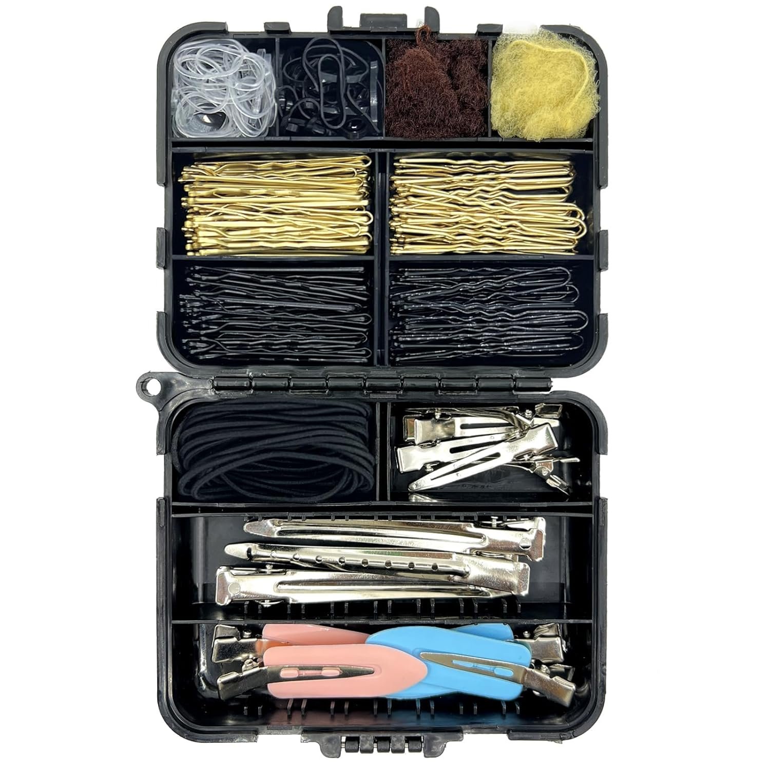 Hair Accessories Kit, 160Pcs Hair Clips for Women Girls Dance Ballet Cheerleading Travel with Storage Box