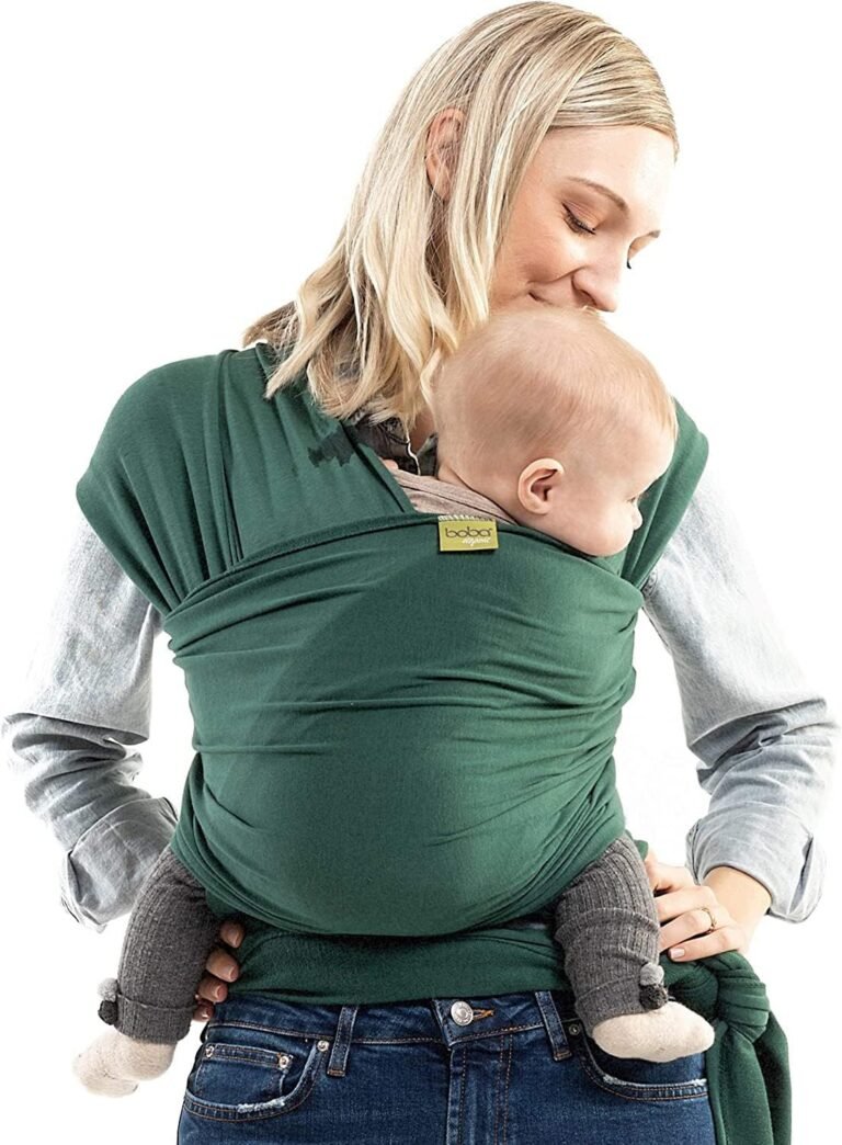 Boba Baby Wrap Carrier Newborn to Toddler - Stretchy Baby Wraps Carrier Hands-Free Baby Carrier Wrap, Carrier Sling, Baby Carrier Newborn to Toddler 7-35lbs (Organic Serenity Rainforest)