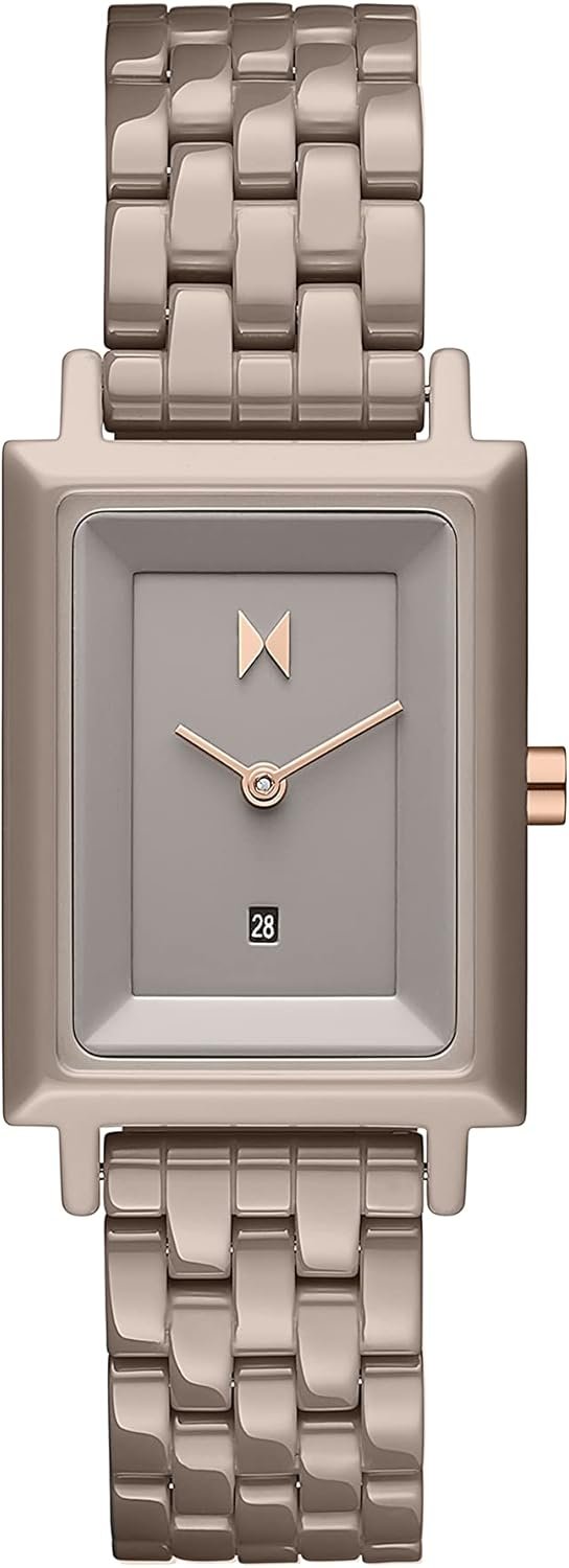 MVMT Signature Square Watches for Women - Premium Minimalist Women’s Watch - Analog, Stainless Steel, 5 ATM/50 Meters Water Resistance - Interchangeable Band - 24mm