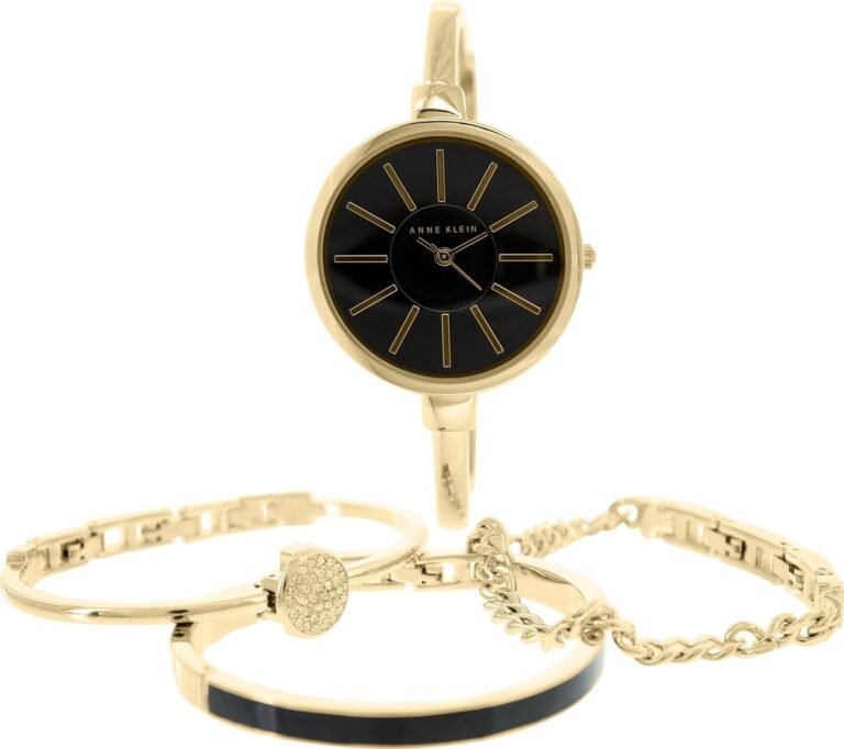 Anne Klein Women's Bangle Watch and Bracelet Set