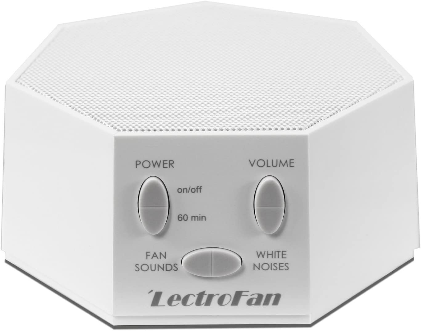 LectroFan High Fidelity White Noise Machine with International Power Adaptors for the US, UK and EU - Global Power Edition