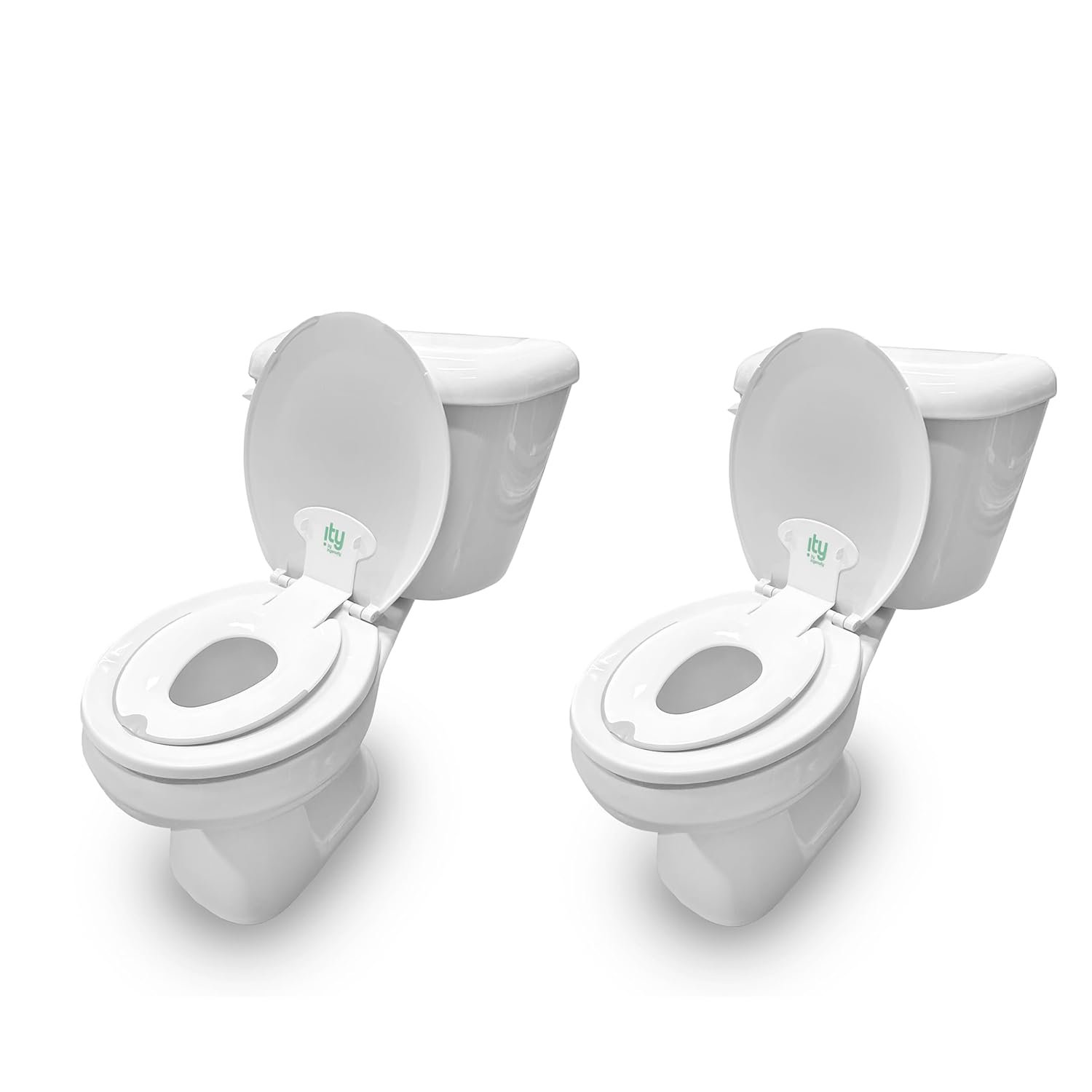 Ingenuity: ity by Ingenuity Flip & Sit Potty Seat 2pk (White) – Easy to Set Up & Remove Potty Training Seat That Attaches to Adult Toilet Seat