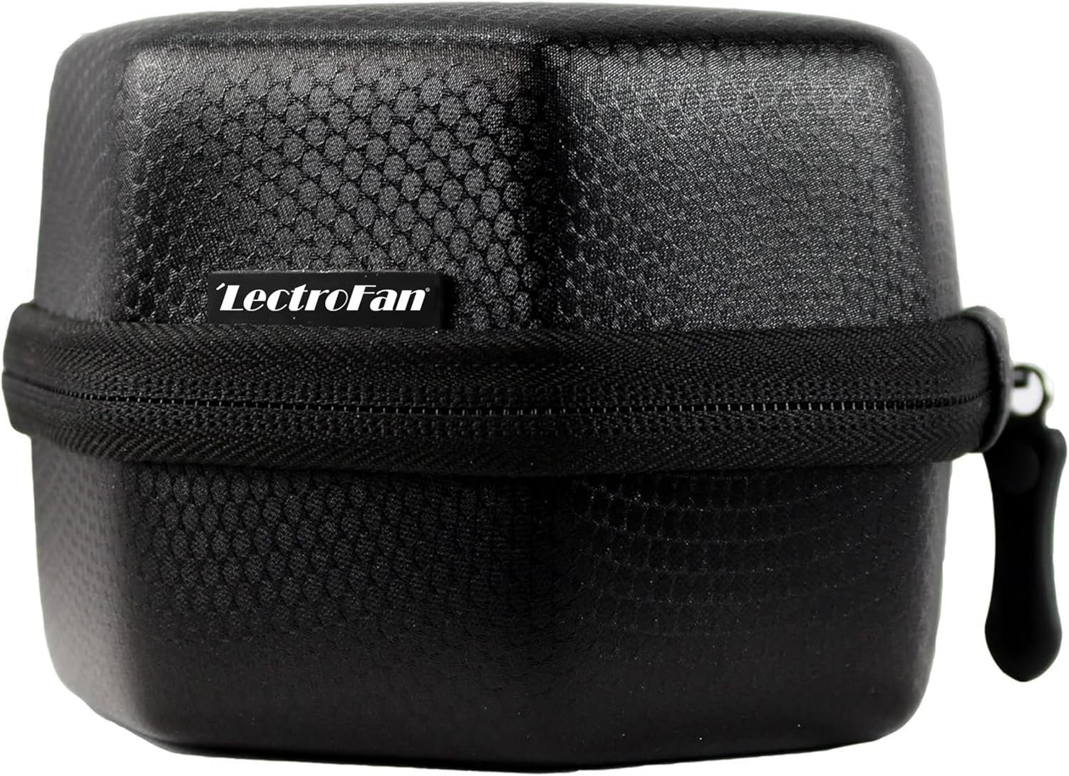 Adaptive Sound Technologies LectroFan Travel Case - Travel Case for LectroFan Sleep Sound Machine - Protective Case for LectroFan Sleep Device - Lightweight EVA & Silicon Rubber - Zip Close - Black