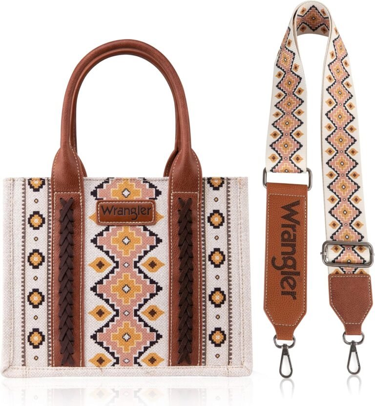 Montana West Wrangler Tote Bag for Women Western Shoulder Purses Boho Aztec Satchel Handbags